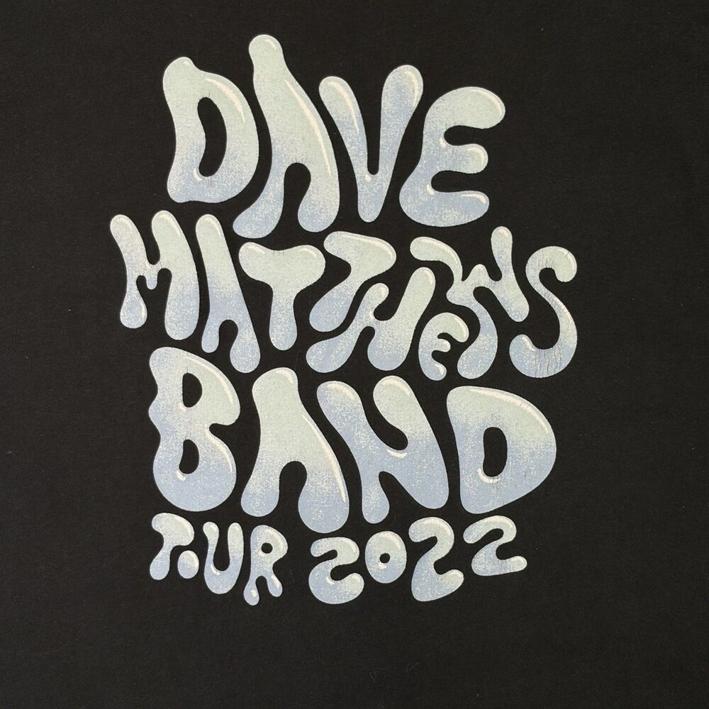 Dave Matthews Band Shirt Tour 2022 Concert Graphic Tee Black DMB Men's Size S
